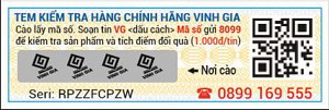 Hướng dẫn xác thực bằng tem chống giả điện tử
